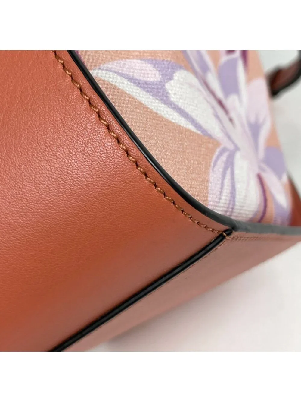 Loewe Handbag Paula's Ibiza Hammock Mini Floral Leather Salmon Pink